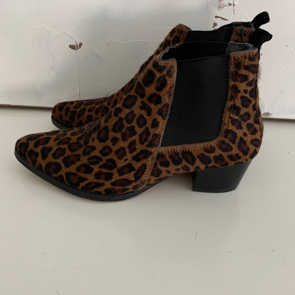 Kenneth Cole Leopard Booties